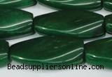 CCN2625 15.5 inches 15*30mm twisted rectangle candy jade beads