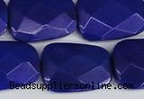 CCN2635 15.5 inches 18*25mm faceted trapezoid candy jade beads