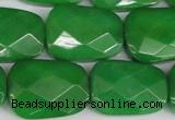 CCN2638 15.5 inches 18*25mm faceted trapezoid candy jade beads