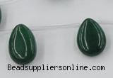 CCN2684 Top-drilled 13*18mm flat teardrop candy jade beads