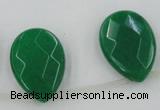 CCN2724 Top-drilled 18*25mm briolette candy jade beads wholesale