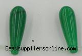 CCN2739 Top-drilled 10*30mm teardrop candy jade beads wholesale