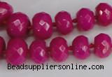 CCN2753 15.5 inches 5*8mm - 12*16mm faceted rondelle candy jade beads