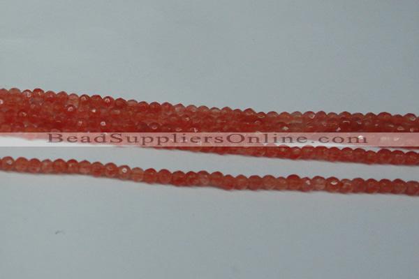 CCN2801 15.5 inches 2mm tiny faceted round candy jade beads