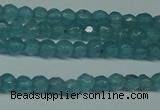 CCN2802 15.5 inches 2mm tiny faceted round candy jade beads