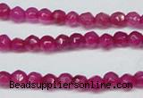 CCN2811 15.5 inches 3mm tiny faceted round candy jade beads