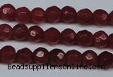 CCN2821 15.5 inches 4mm tiny faceted round candy jade beads