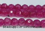 CCN2830 15.5 inches 5mm faceted round candy jade beads