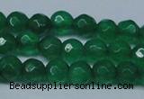 CCN2835 15.5 inches 5mm faceted round candy jade beads