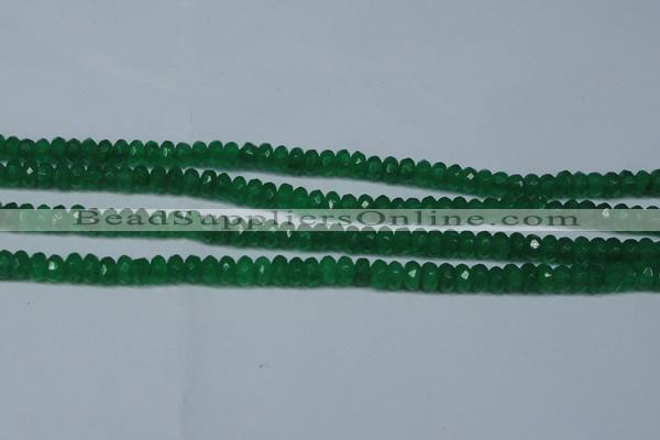 CCN2854 15.5 inches 2*4mm faceted rondelle candy jade beads