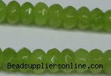 CCN2862 15.5 inches 4*6mm faceted rondelle candy jade beads