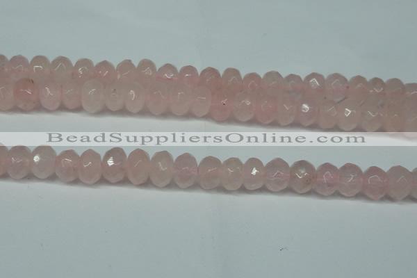 CCN2870 15.5 inches 5*8mm faceted rondelle candy jade beads