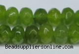 CCN2874 15.5 inches 5*8mm faceted rondelle candy jade beads