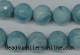 CCN2934 15.5 inches 12mm faceted round candy jade beads wholesale