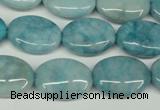 CCN2951 15.5 inches 15*20mm oval candy jade beads wholesale