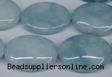 CCN2952 15.5 inches 18*25mm oval candy jade beads wholesale