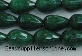 CCN3012 15.5 inches 10*15mm faceted teardrop candy jade beads