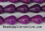 CCN3767 15.5 inches 10*14mm teardrop candy jade beads wholesale