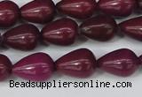 CCN3768 15.5 inches 10*14mm teardrop candy jade beads wholesale