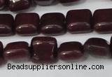 CCN3791 15.5 inches 8*8mm square candy jade beads wholesale