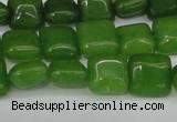 CCN3792 15.5 inches 8*8mm square candy jade beads wholesale