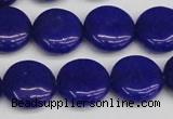 CCN3826 15.5 inches 14mm flat round candy jade beads wholesale