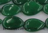 CCN3884 15.5 inches 15*20mm flat teardrop candy jade beads