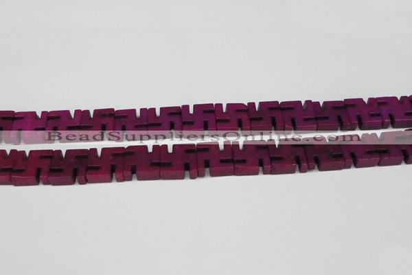 CCN3960 15.5 inches 20*20mm svastika candy jade beads wholesale