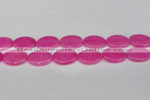 CCN3987 15.5 inches 30*40mm oval candy jade beads wholesale