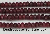 CCN4104 15.5 inches 2*4mm faceted rondelle candy jade beads