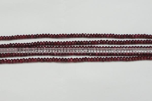 CCN4104 15.5 inches 2*4mm faceted rondelle candy jade beads