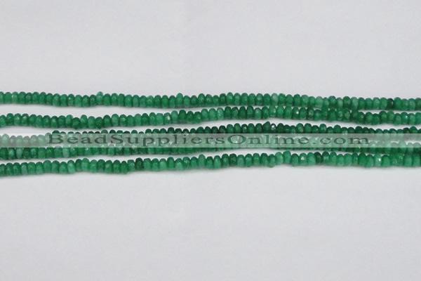 CCN4109 15.5 inches 2*4mm faceted rondelle candy jade beads