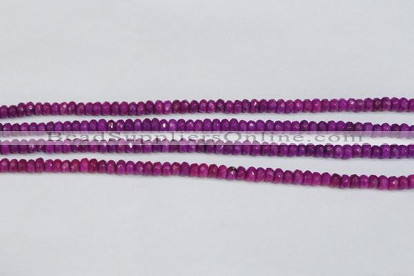 CCN4129 15.5 inches 4*6mm faceted rondelle candy jade beads