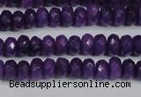 CCN4132 15.5 inches 4*6mm faceted rondelle candy jade beads