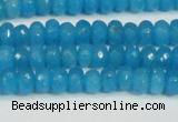 CCN4133 15.5 inches 4*6mm faceted rondelle candy jade beads