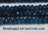 CCN4136 15.5 inches 4*6mm faceted rondelle candy jade beads