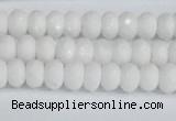 CCN4150 15.5 inches 5*8mm faceted rondelle candy jade beads