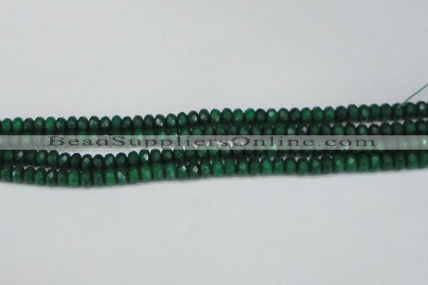 CCN4170 15.5 inches 5*8mm faceted rondelle candy jade beads