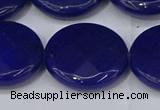 CCN4189 15.5 inches 20mm faceted coin candy jade beads wholesale