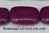 CCN4195 15.5 inches 18*25mm rectangle candy jade beads wholesale