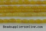 CCN4511 15.5 inches 3*5mm rice candy jade beads wholesale