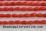 CCN4512 15.5 inches 3*5mm rice candy jade beads wholesale