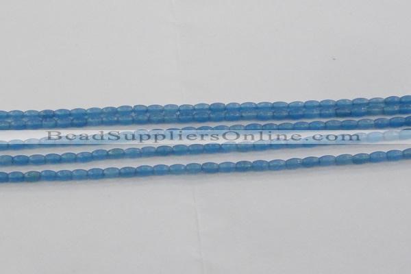 CCN4514 15.5 inches 3*5mm rice candy jade beads wholesale