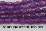 CCN4519 15.5 inches 4*6mm rice candy jade beads wholesale