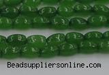 CCN4523 15.5 inches 4*6mm rice candy jade beads wholesale