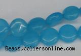 CCN480 15.5 inches 12mm flat round candy jade beads wholesale