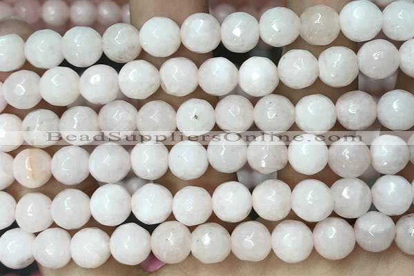 CCN5050 15.5 inches 8mm & 10mm faceted round candy jade beads