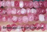 CCN5105 15 inches 3*4mm faceted rondelle candy jade beads