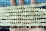 CCN5135 15 inches 5*8mm faceted rondelle candy jade beads