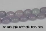 CCN514 15.5 inches 8*10mm oval candy jade beads wholesale